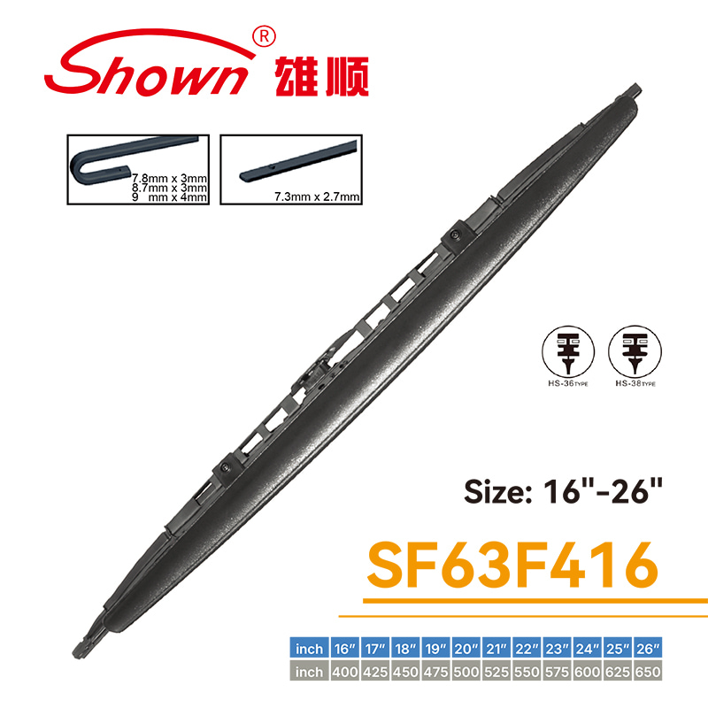 Spoiler wiper blade