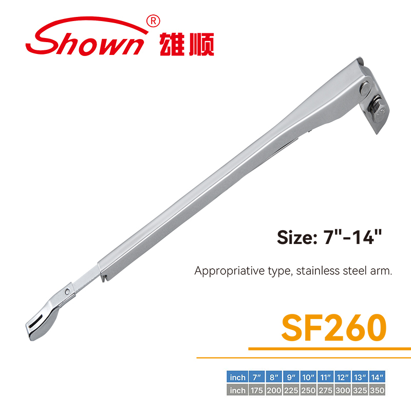 Stainless steel wiper arm