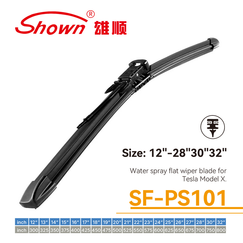 Water spray wiper blade