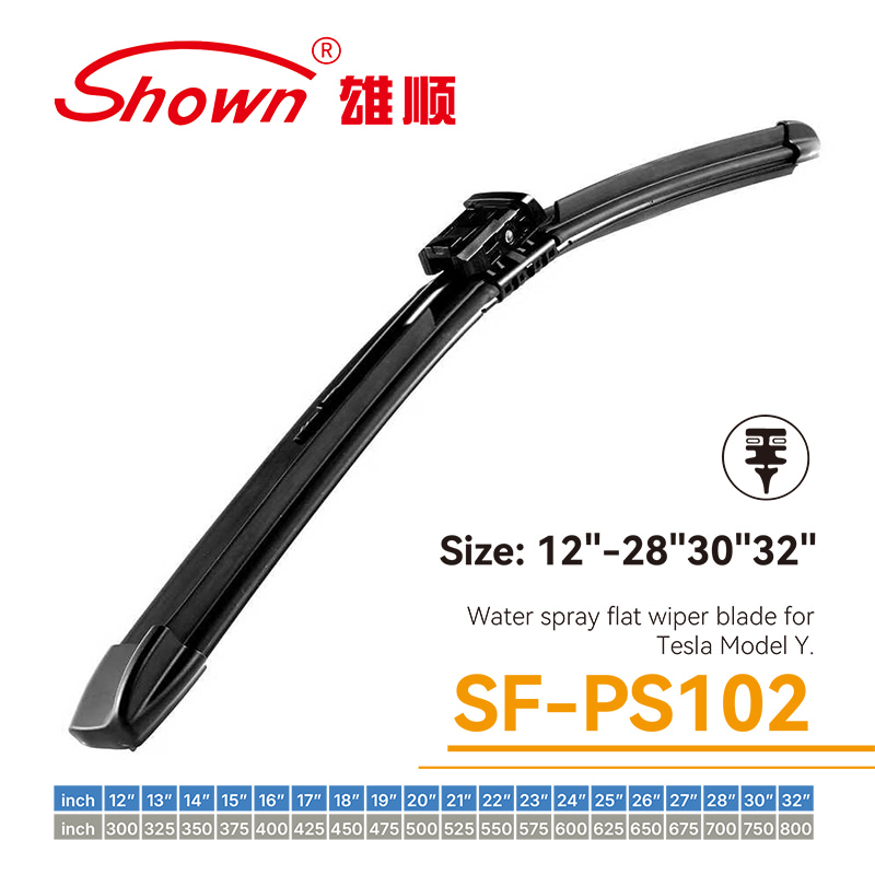 Tesla water spray wiper blade