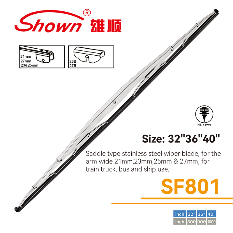 Stainless steel wiper blade for Marine