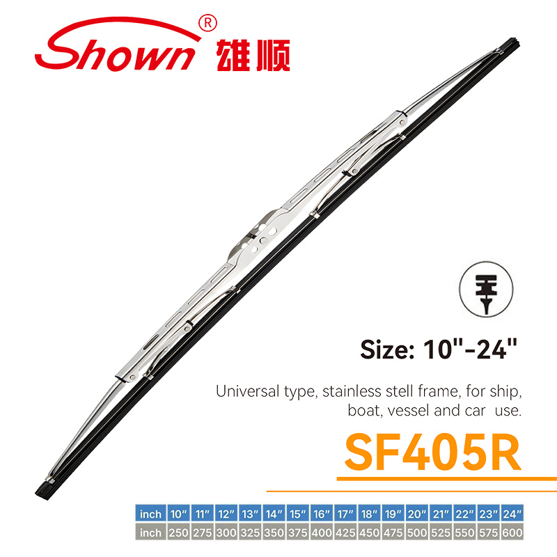 Stainless steel wiper blade